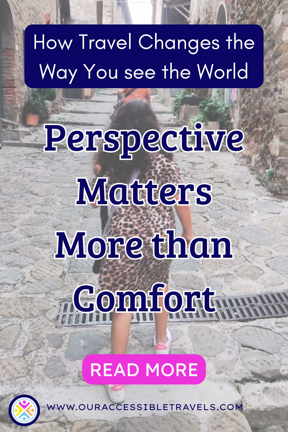 Pin with an image of a beach on the Red Sea with Navy Text: How Travel Changes the Way You See the World